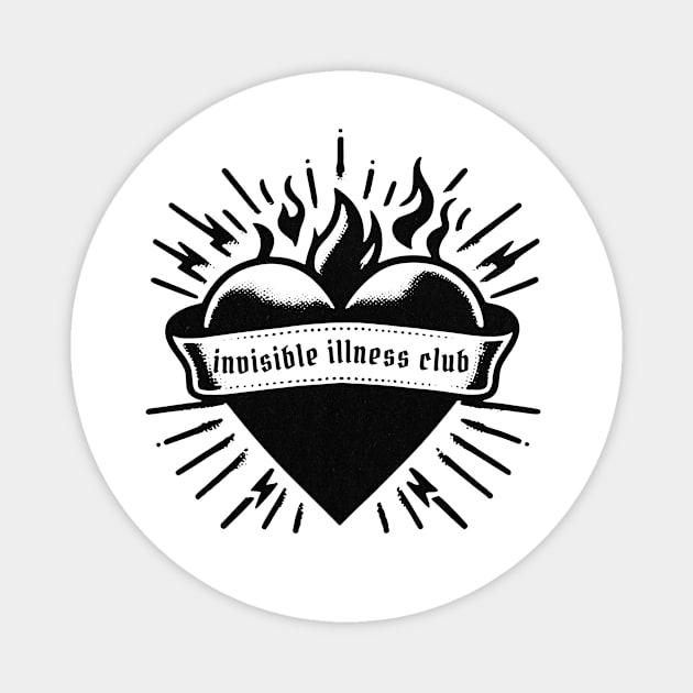 Invisible Illness Club Magnet by Unified by Design